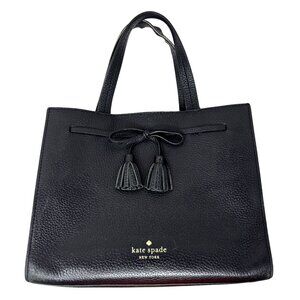 Kate Spade‎ Hayes Medium Black Pebbled Leather Handbag Purse Crossbody